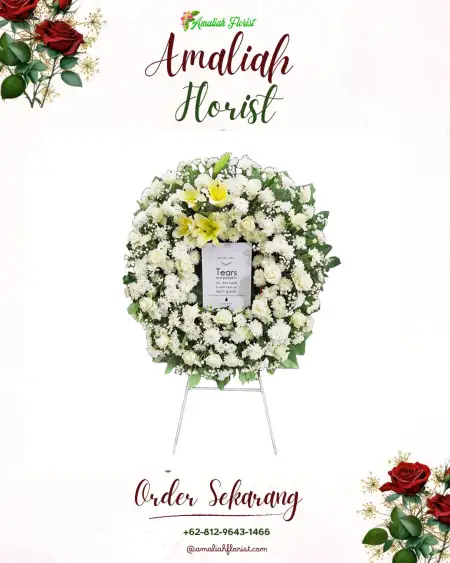 Krans Bunga Duka Way Dadi Baru