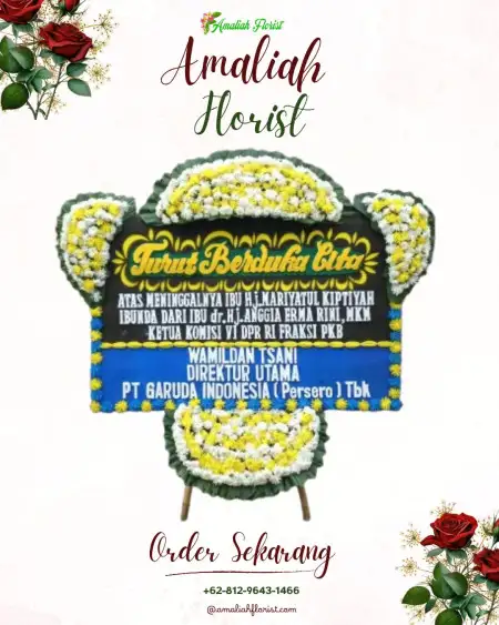 Papan Bunga Duka Way Dadi Baru